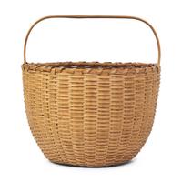 Two Shaker Utility Baskets: A Gathering and Laundry Basket