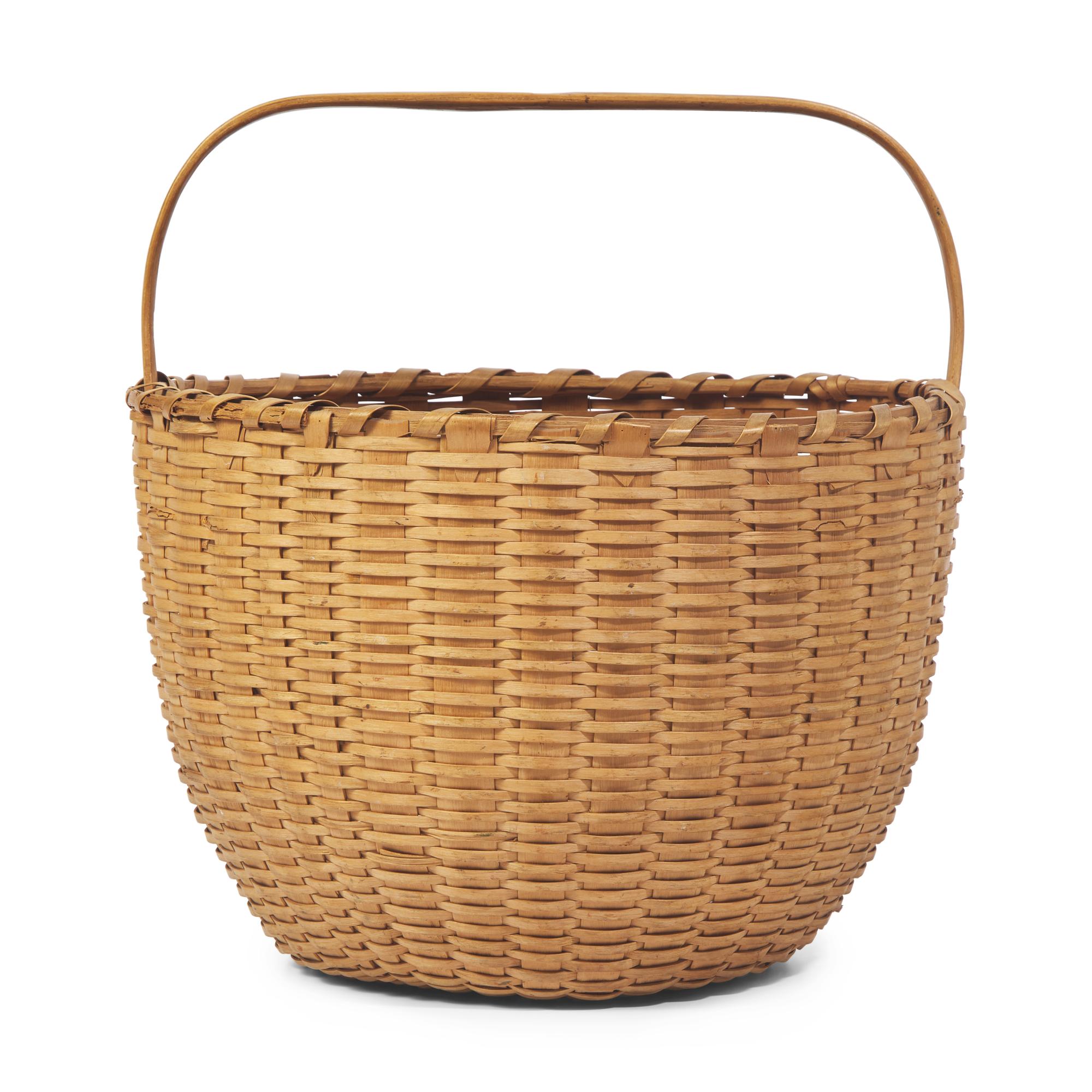 Two Shaker Utility Baskets: A Gathering and Laundry Basket