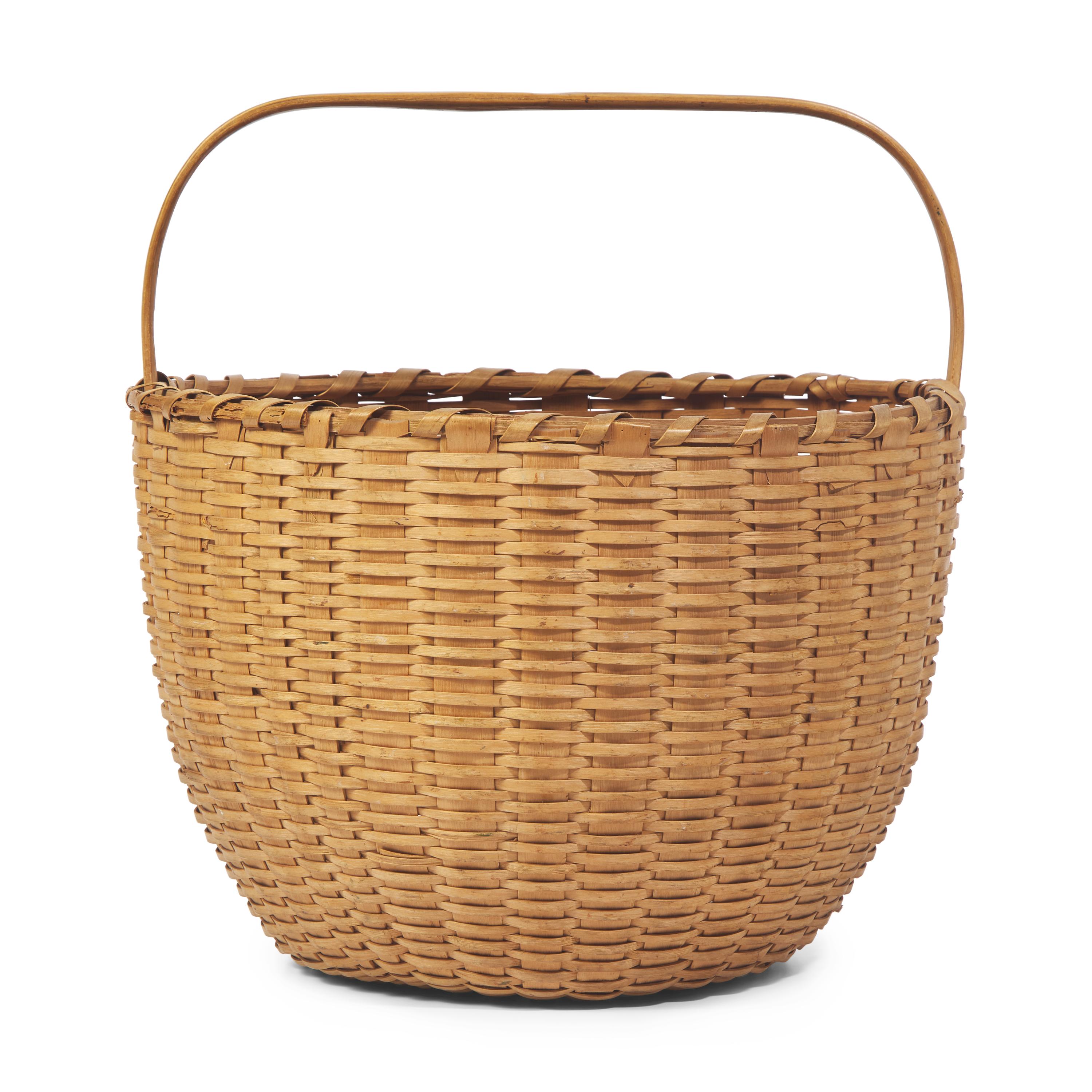 Two Shaker Utility Baskets: A Gathering and Laundry Basket