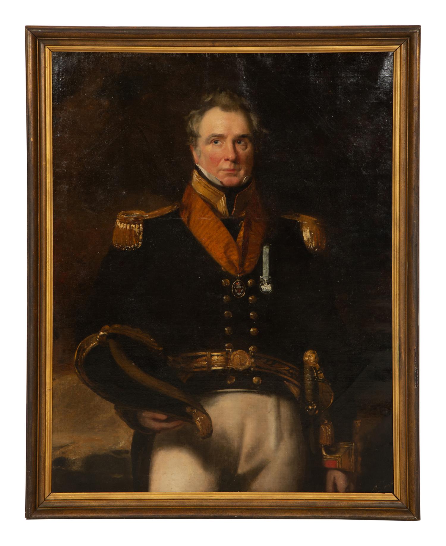 Portrait of British Admiral Wilson Gayle Braddyl