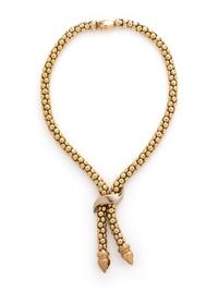 YELLOW GOLD NECKLACE
