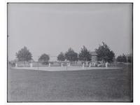 [EDUCATION]. 10 large format glass negatives featuring students at Wilberforce University.