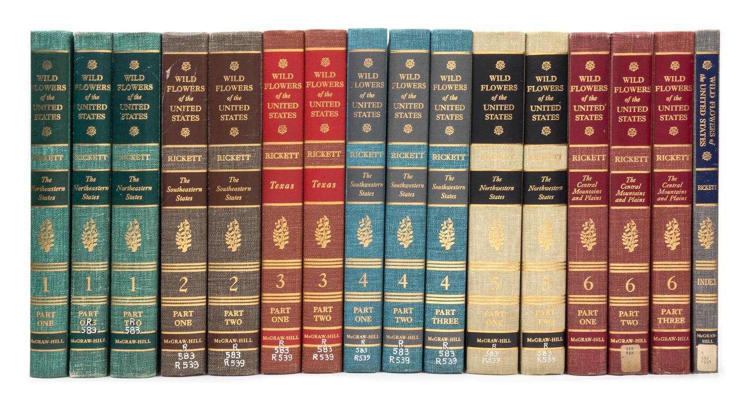 RICKETT, Harold William (1896-1989). Wild Flowers of the United States. New York: McGraw-Hill Book Company, 1966-1973.