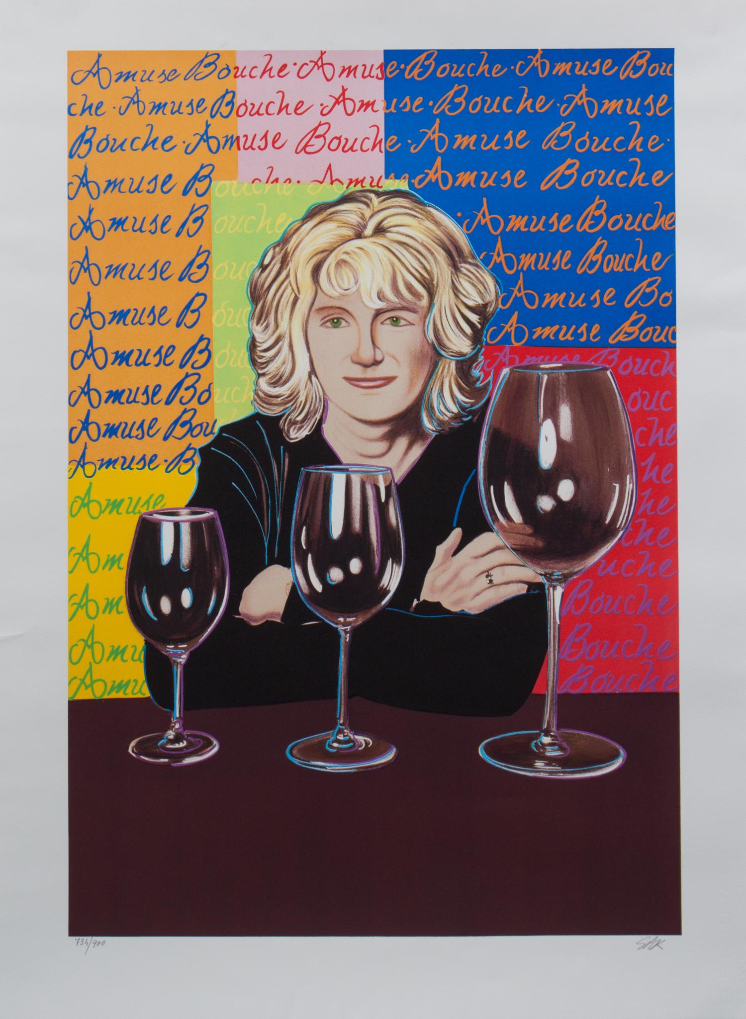 Steve Kaufman, (American, 1960-2010), Amuse Bouche