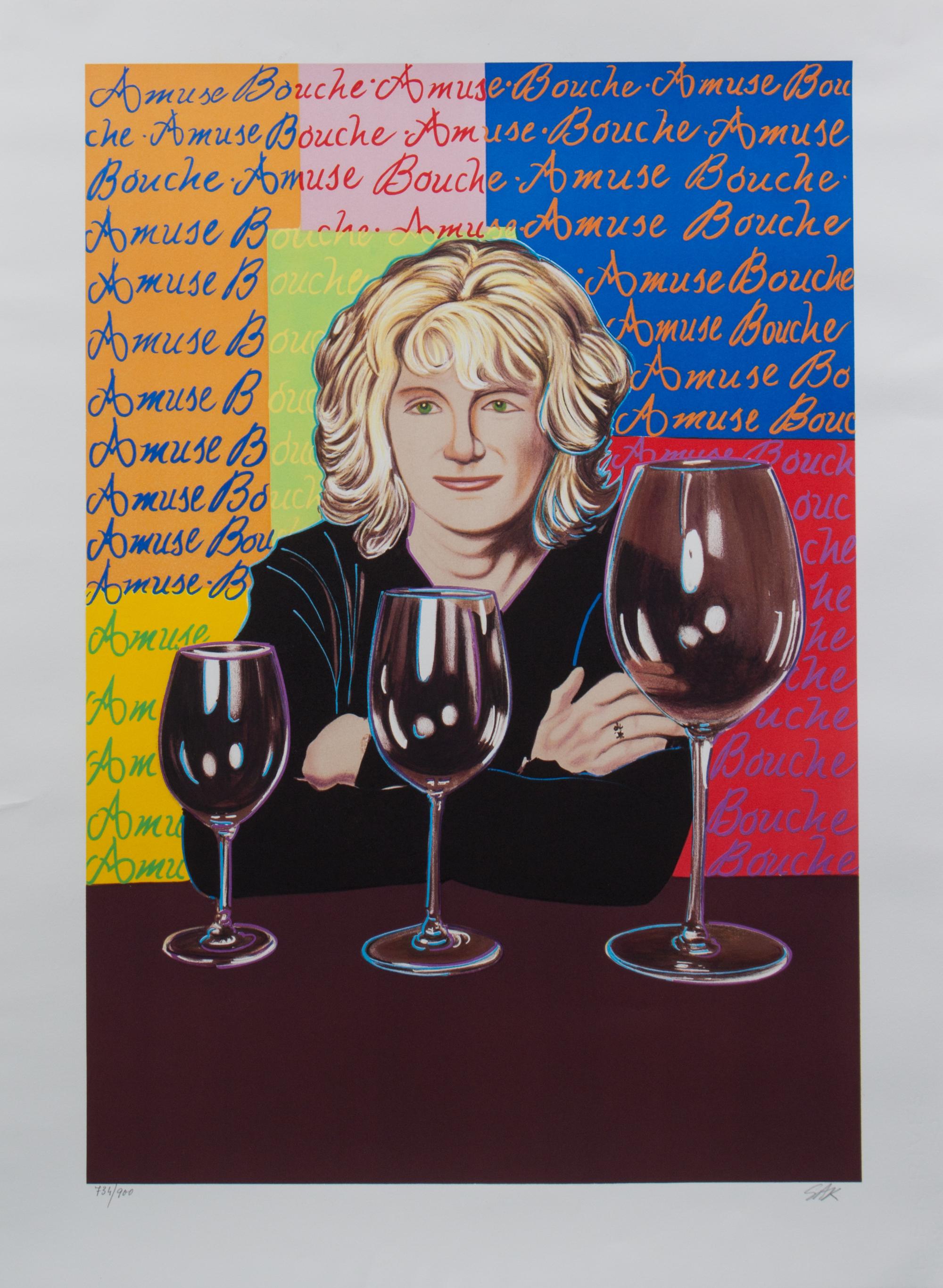 Steve Kaufman, (American, 1960-2010), Amuse Bouche