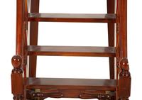 An English Mahogany Library Ladder