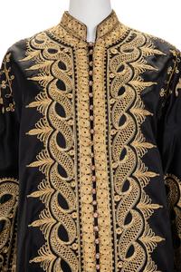 Two Regional Embroidered Pieces: One Vest, One Jacket