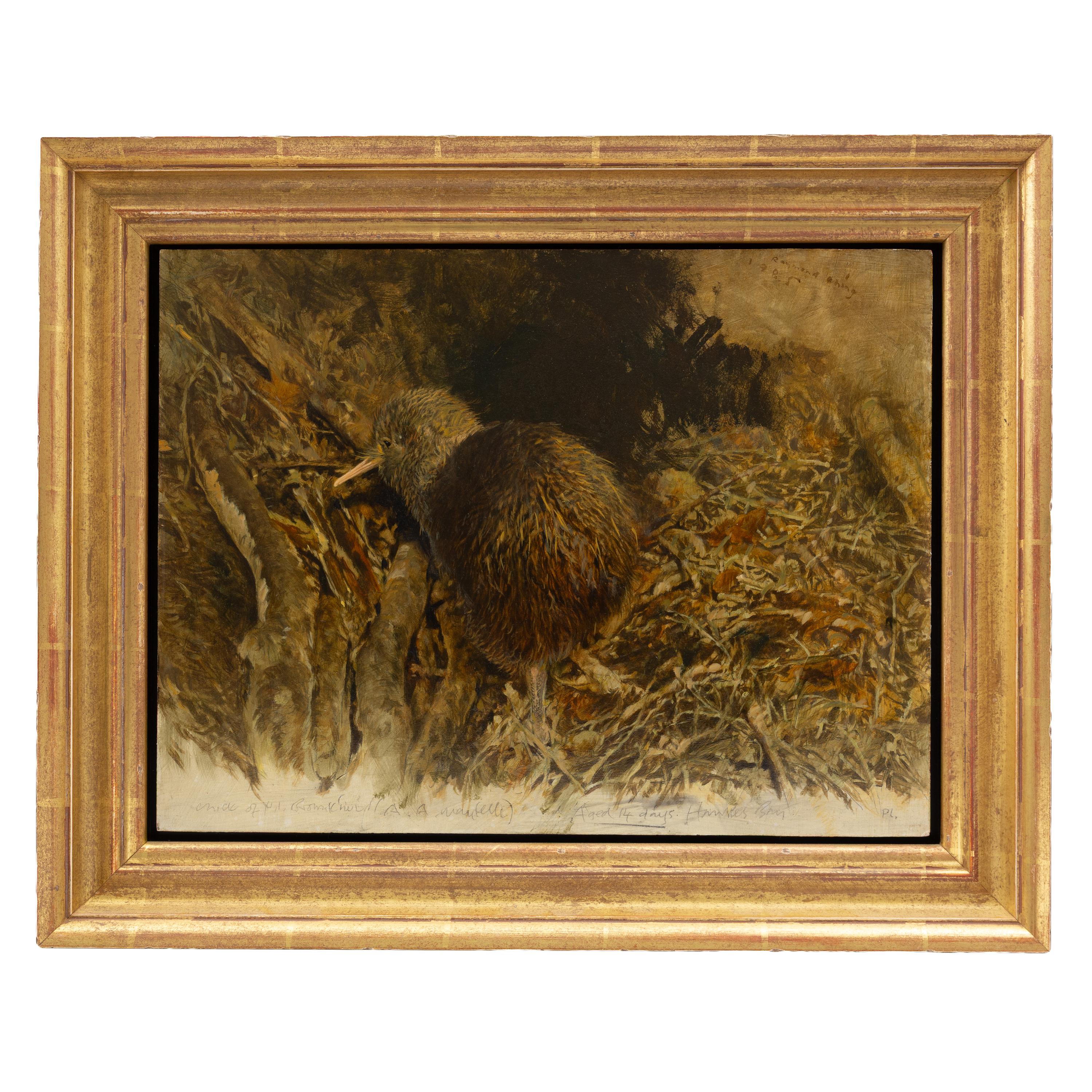 Raymond Harris Ching (New Zealand, b. 1939) — Kiwi Chick, 1985