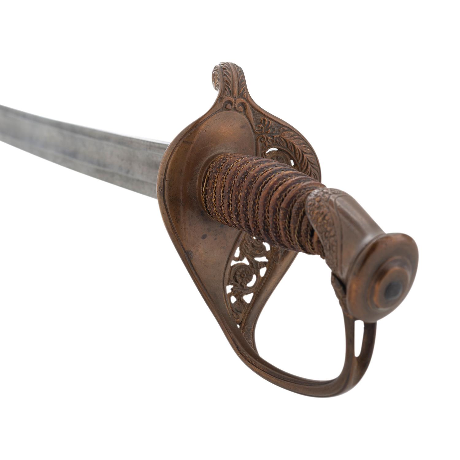 Saurbier Model 1850 Foot Officer's Sword Presented to Lt. J.C. Schoen 8th NY Cavalry & 151 NY Infantry - KIA at Cold Harbor - with CDV