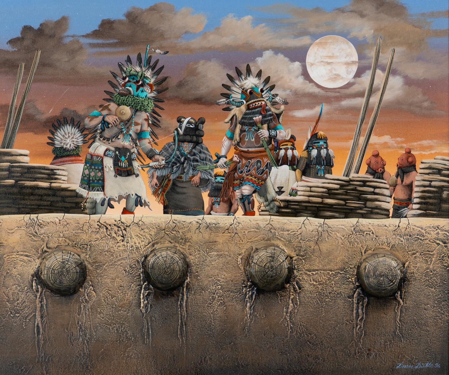 Mix Kachinas on the Rooftop