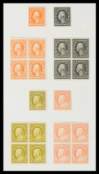 A Collection of United States Regular Issue Stamps — 1912-1917