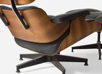Charles and Ray Eames, Pair of Lounge Chairs and Ottomans