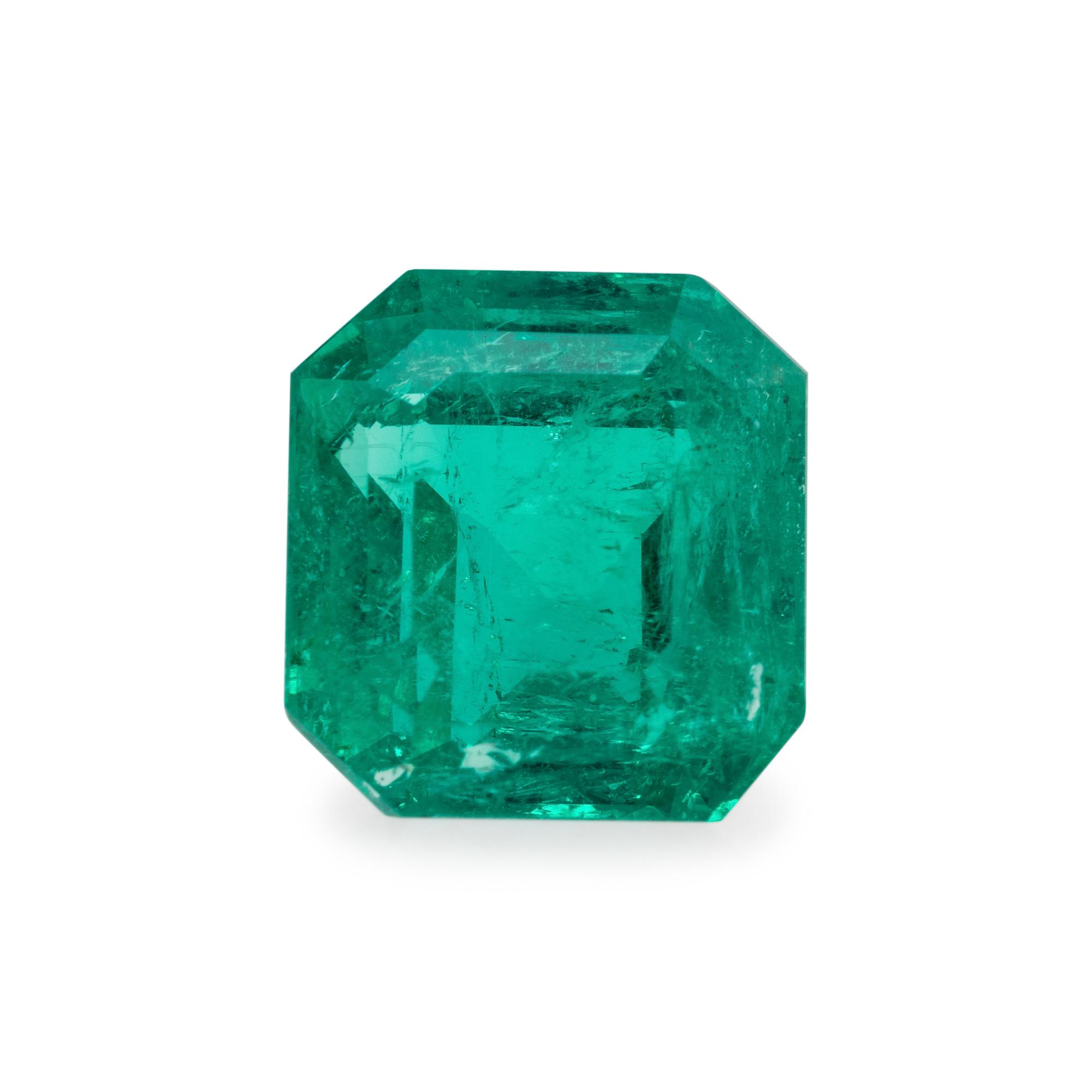 2.40 CARAT EMERALD CUT COLOMBIAN EMERALD