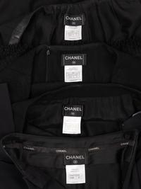 Four Chanel Bottom Separates: Three Pants and One Chanel Skirt, 2000-2010s