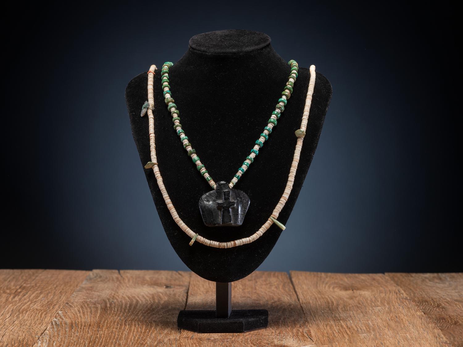 Pueblo Heishi and Turquoise Necklaces