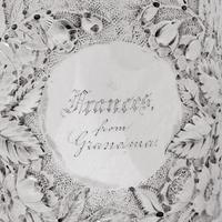 An American Silver Repousse Mug