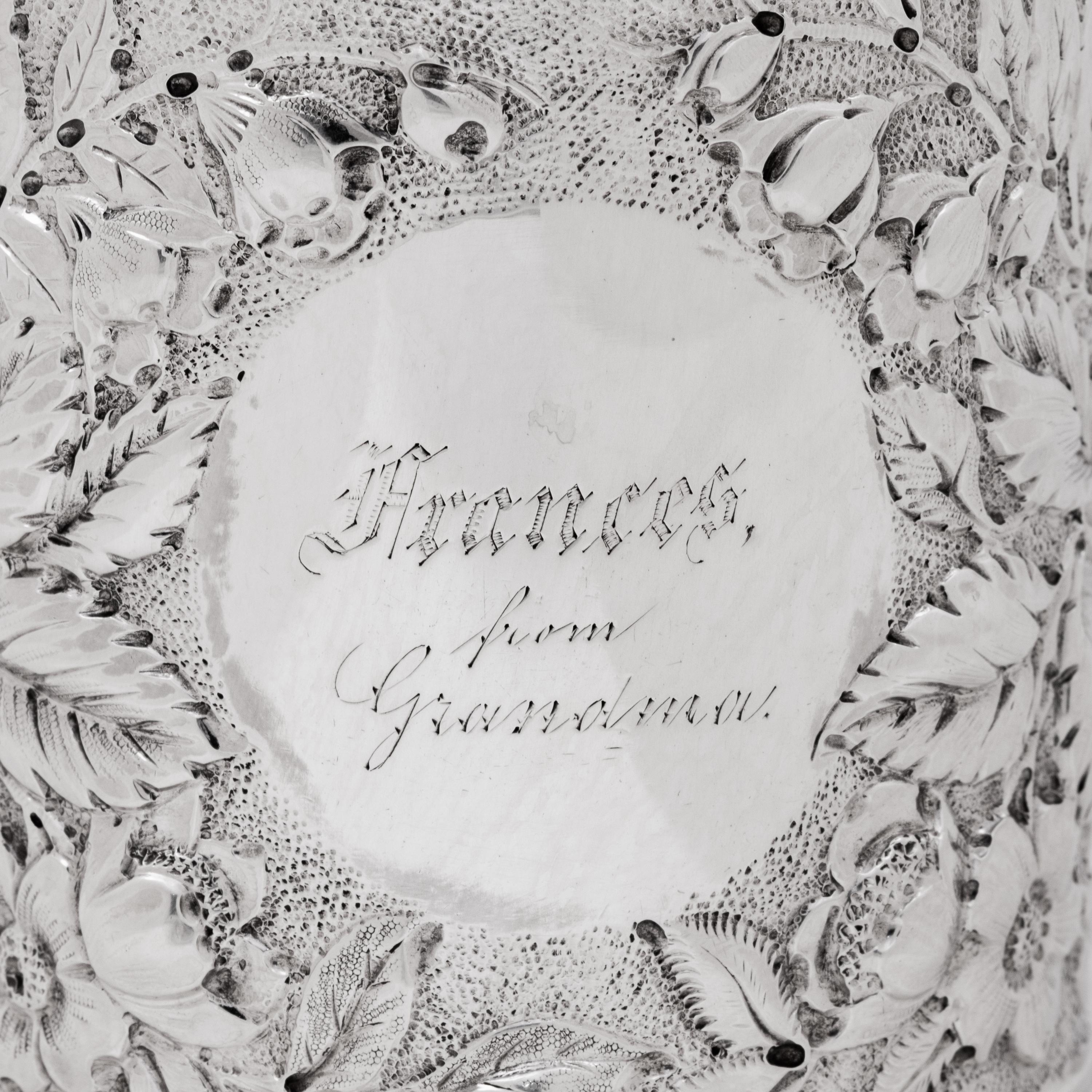 An American Silver Repousse Mug