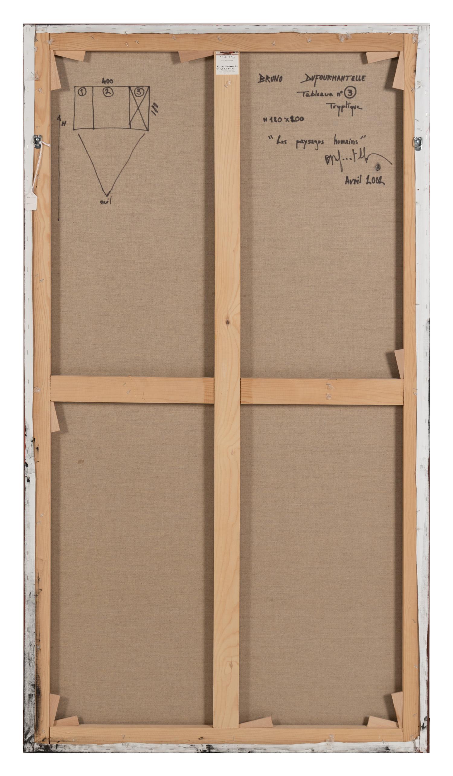 Les Paysages-Humains (Triptych), 2002