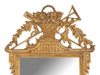 A Louis XVI Style Giltwood Mirror