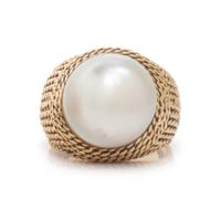CULTURED PEARL RING