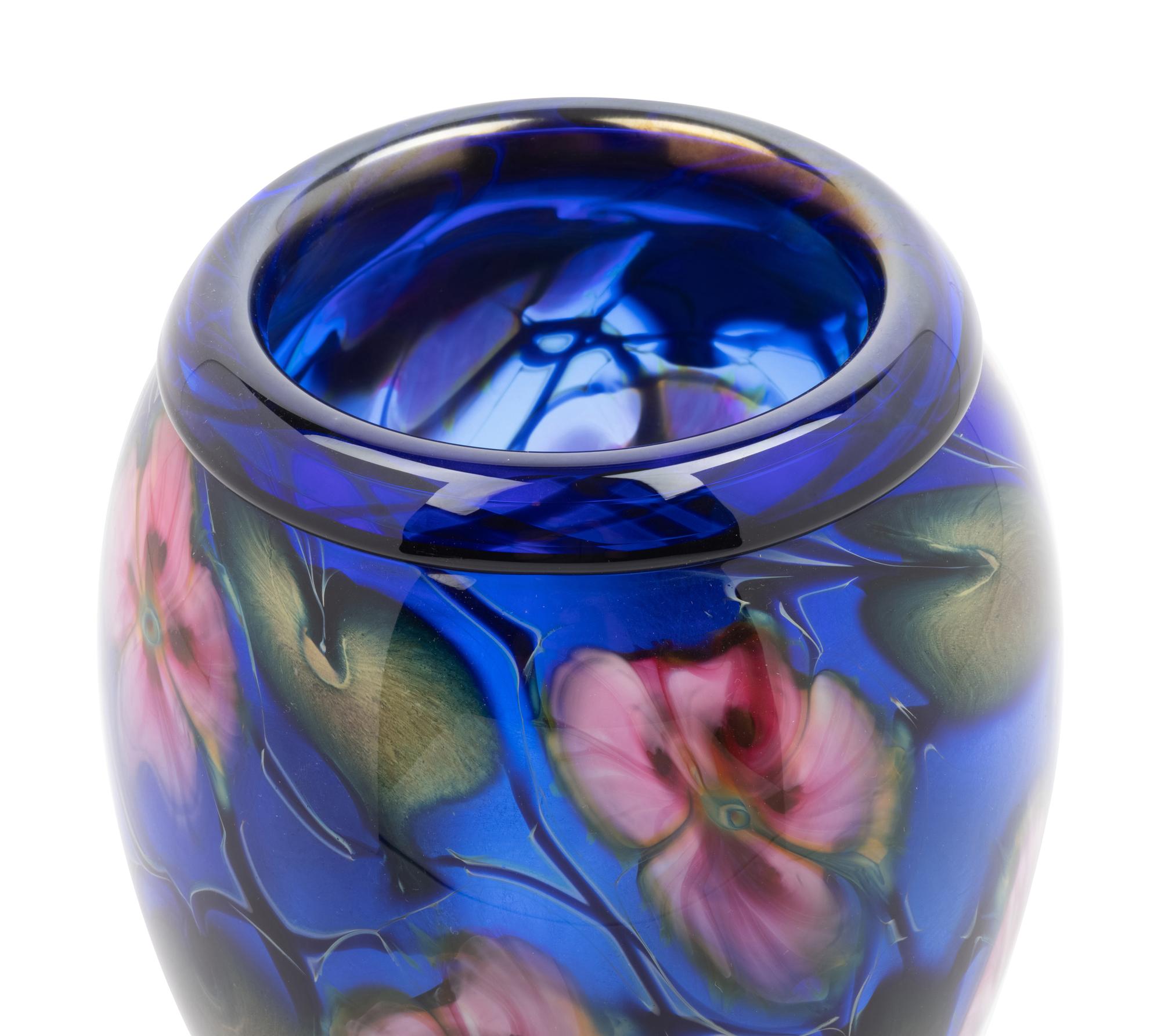 A Charles Lotton Glass Vase