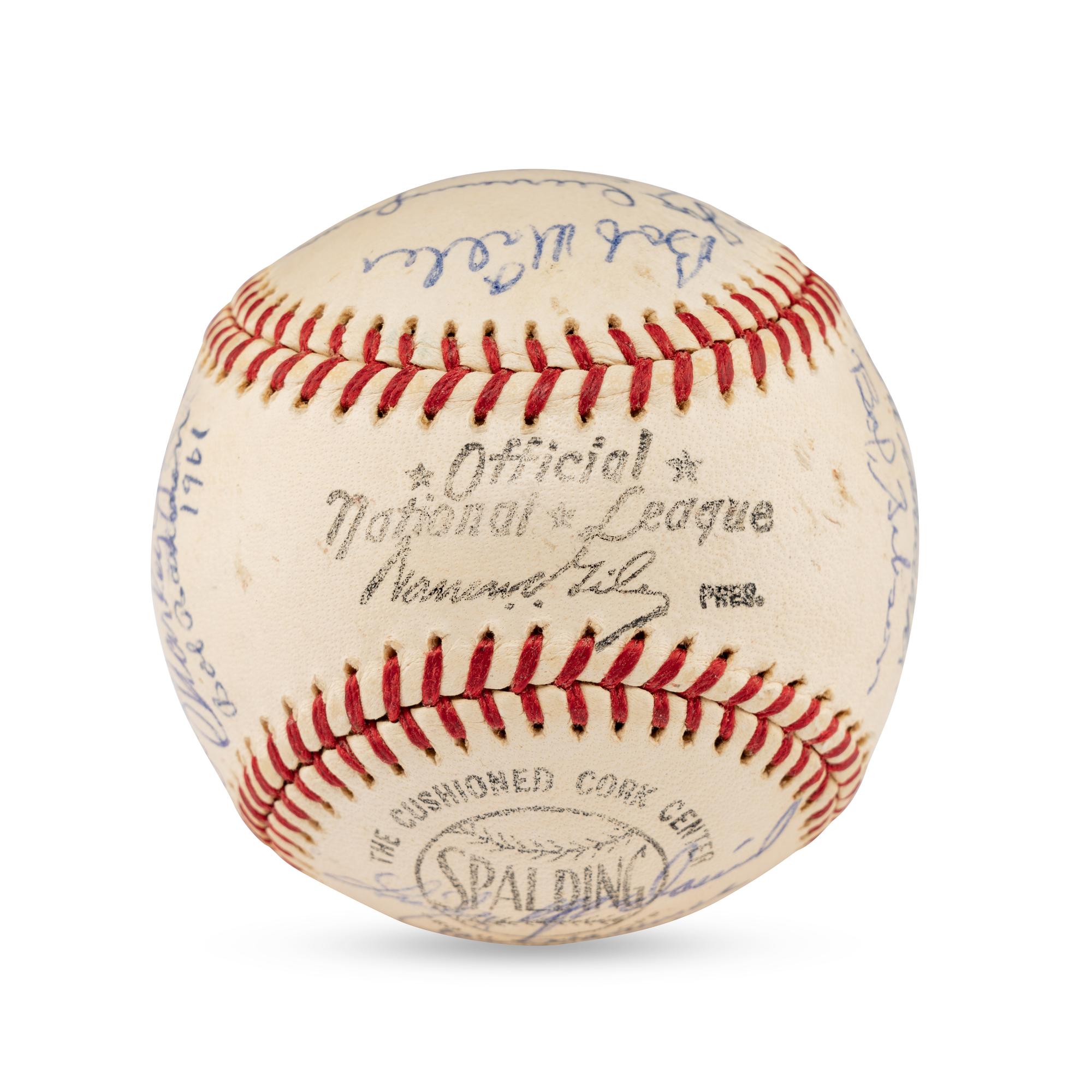 A 1961 St. Louis Cardinals Team Signed Autograph Baseball