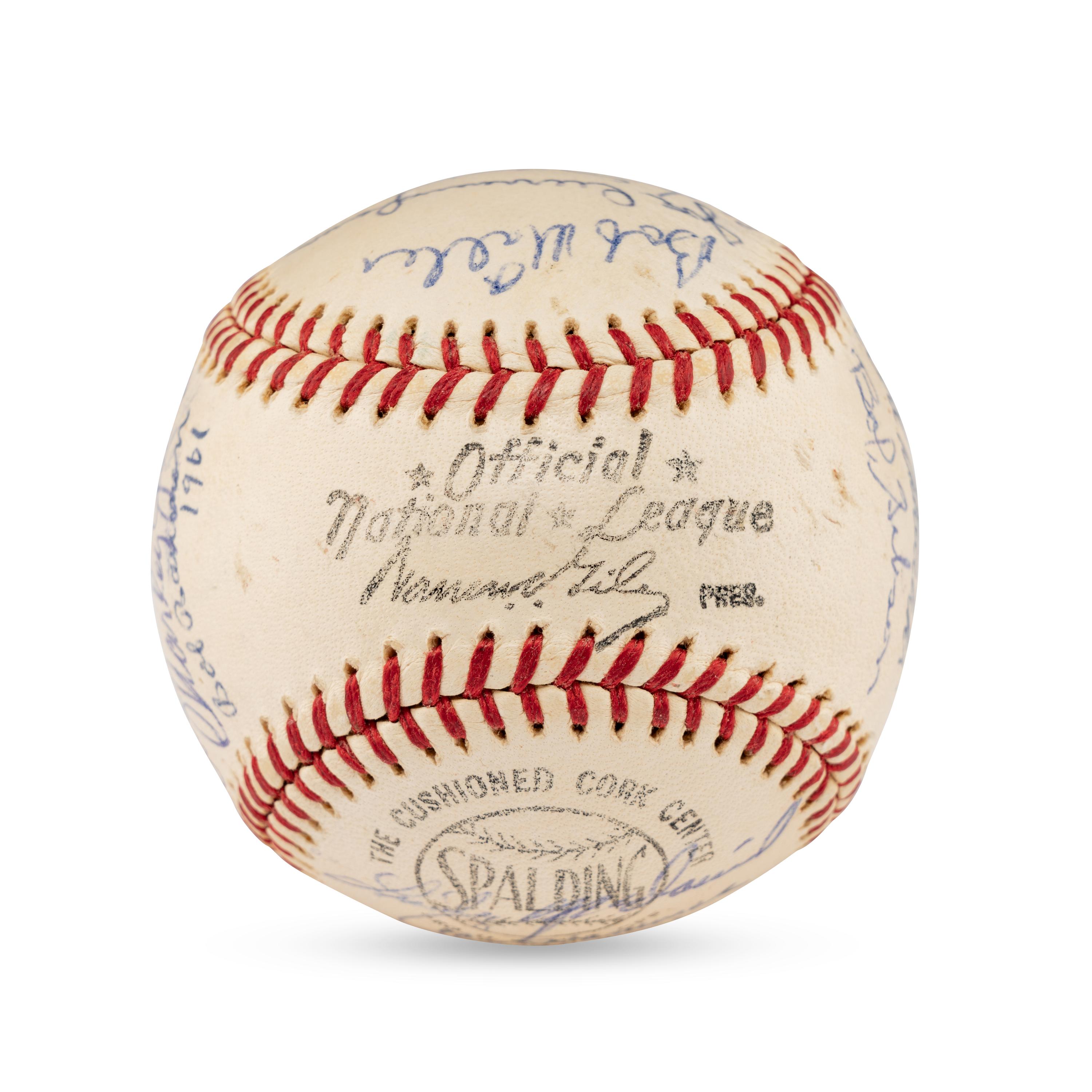 A 1961 St. Louis Cardinals Team Signed Autograph Baseball
