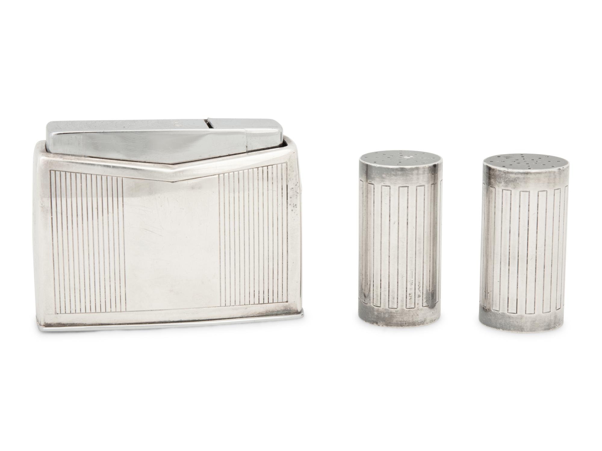 Three Sigvard Bernadotte for Georg Jensen Silver Articles — Circa 1940