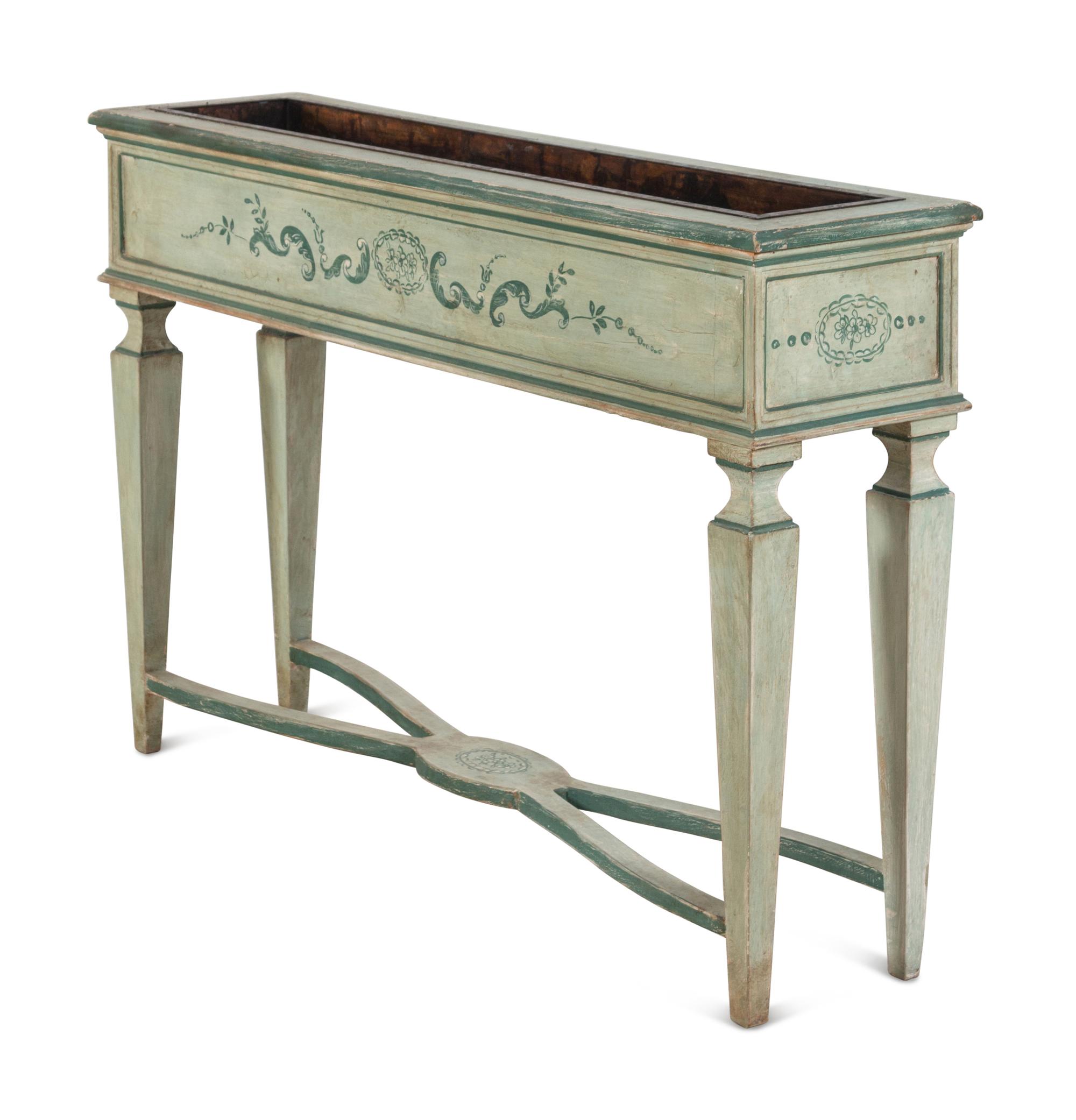 An Italian Painted Jardinière