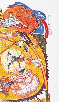 Red Grooms A Celebration of Arts for Children , 1969 Signed