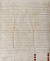 [NEW YORK] -- LIVINGSTON, Philip (1716-1778). Manuscript indentures, comprising: