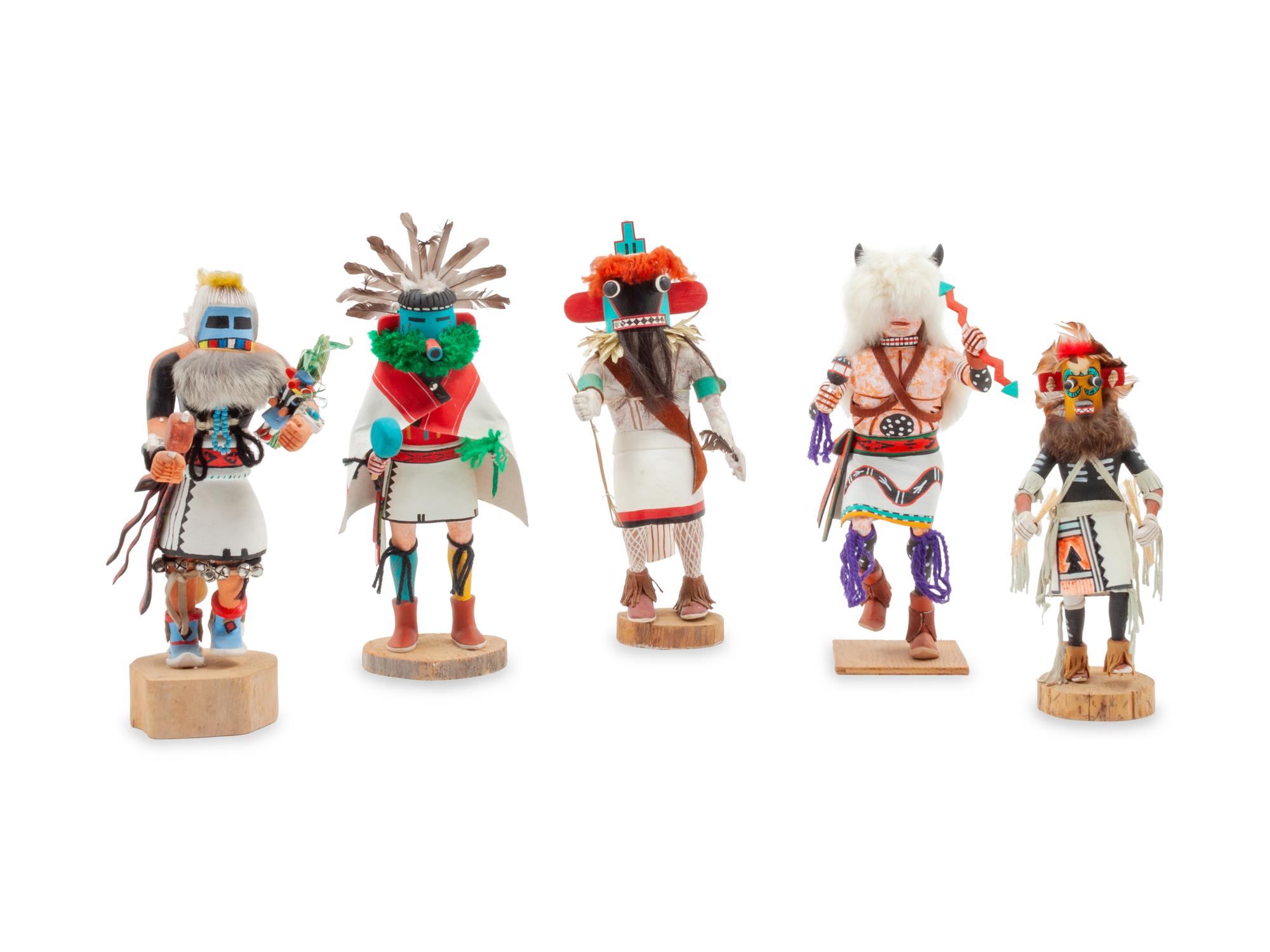 Five Contemporary Hopi Kachinas