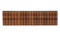 [BINDINGS]. DICKENS, Charles (1812–1870). [ Works ]. 30 volumes. [ Uniformly bound with :] FORSTER, John (1812-1876). The Life of Charles Dickens . 3 volumes. London & Philadelphia: Chapman and Hall & J.B. Lippincott & Co., 1873-1876.