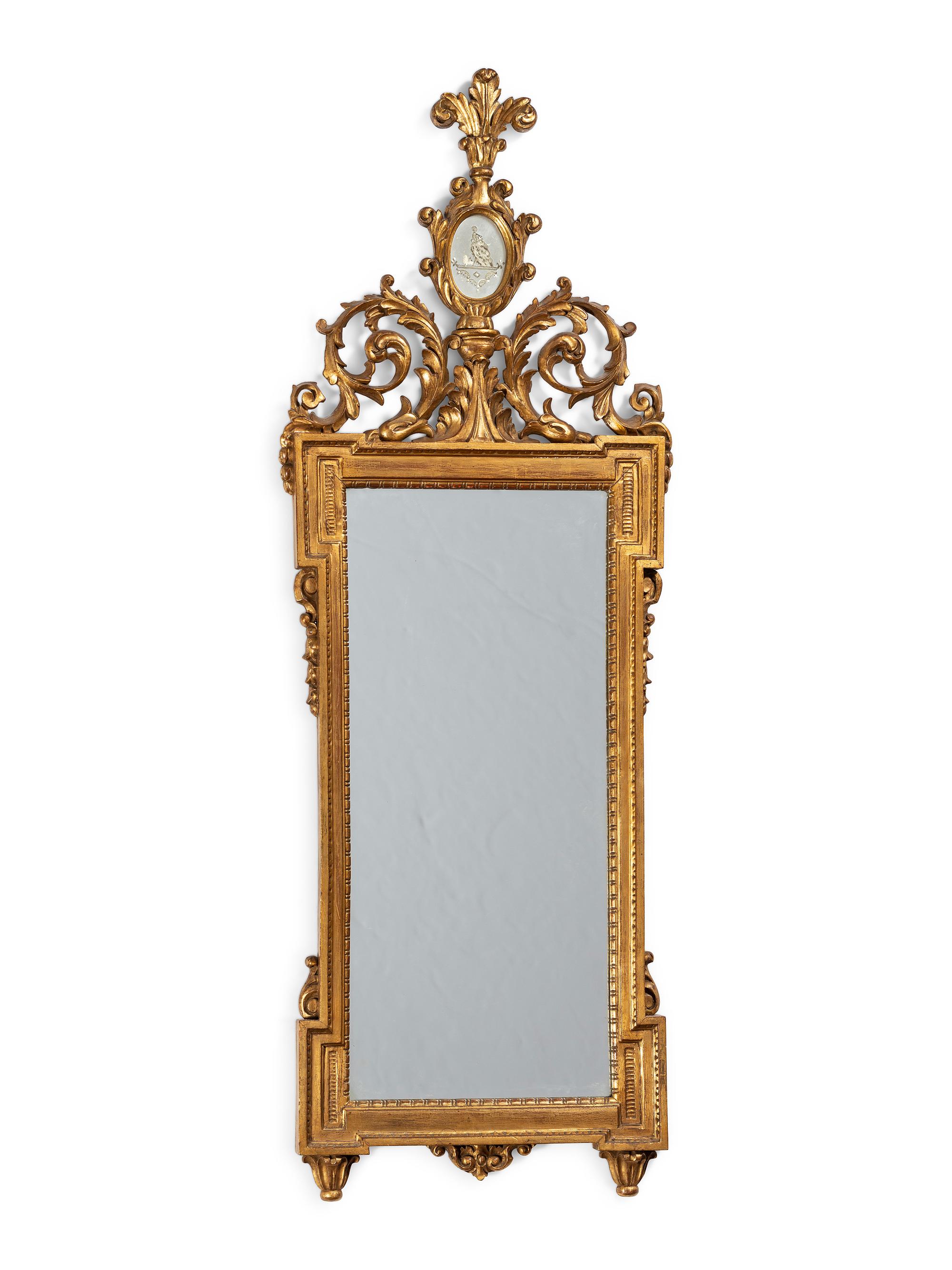 An Italian Neoclassical Style Mirror