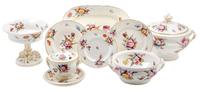A Coalport Porcelain Dinner Service Width of first 18 3/4 inches. — CIRCA 1815-1825
