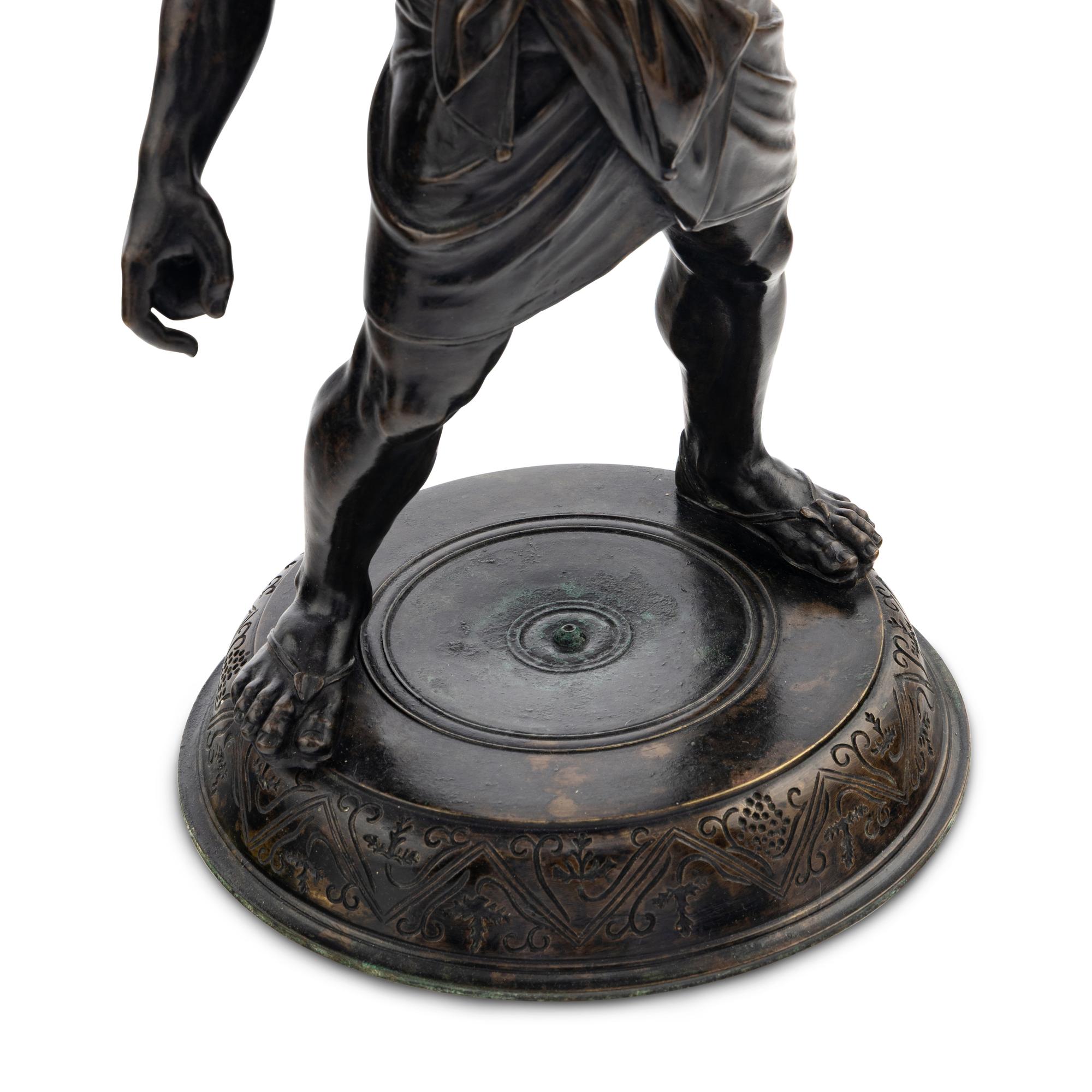 A Grand Tour Bronze Silenus