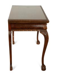 A George II Style Mahogany Flip-Top Table