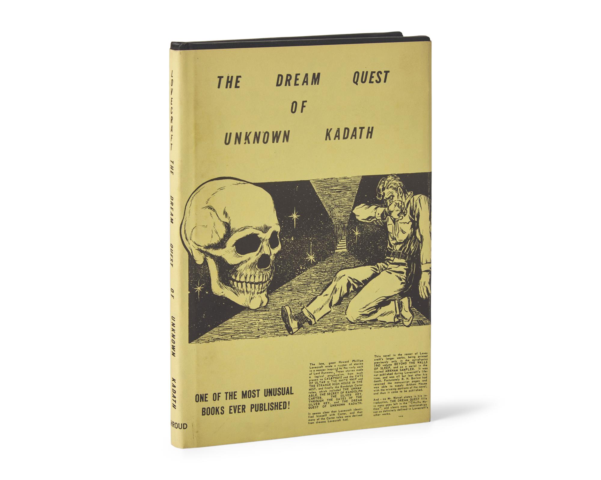LOVECRAFT, Howard Phillips (1890-1937). The Dream Quest of Unknown Kadath. Buffalo: Shroud, Publishers, 1955.