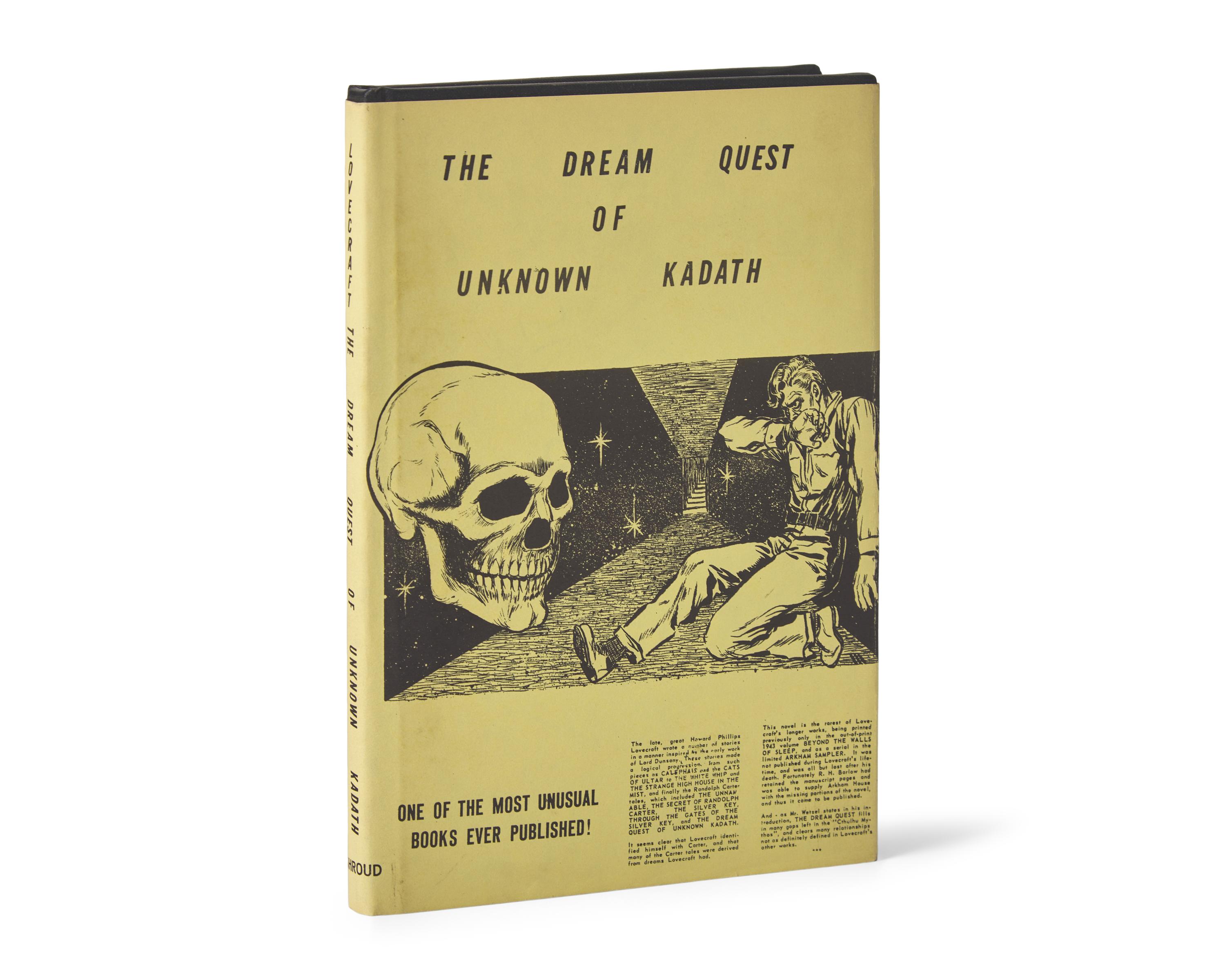 LOVECRAFT, Howard Phillips (1890-1937). The Dream Quest of Unknown Kadath. Buffalo: Shroud, Publishers, 1955.