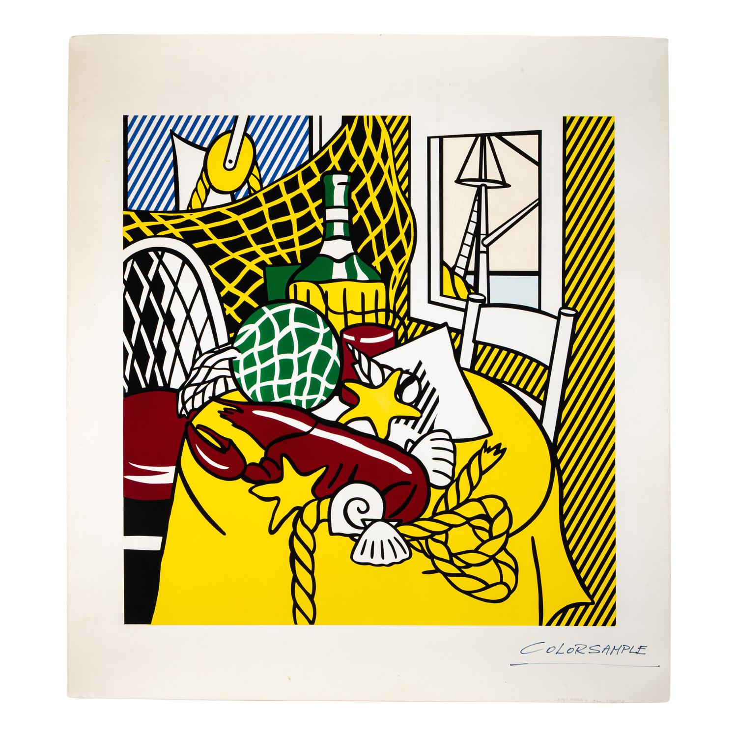 Roy Lichtenstein (American, 1923–1997) — Still Life with Lobster (from Six Still Lifes ), 1974