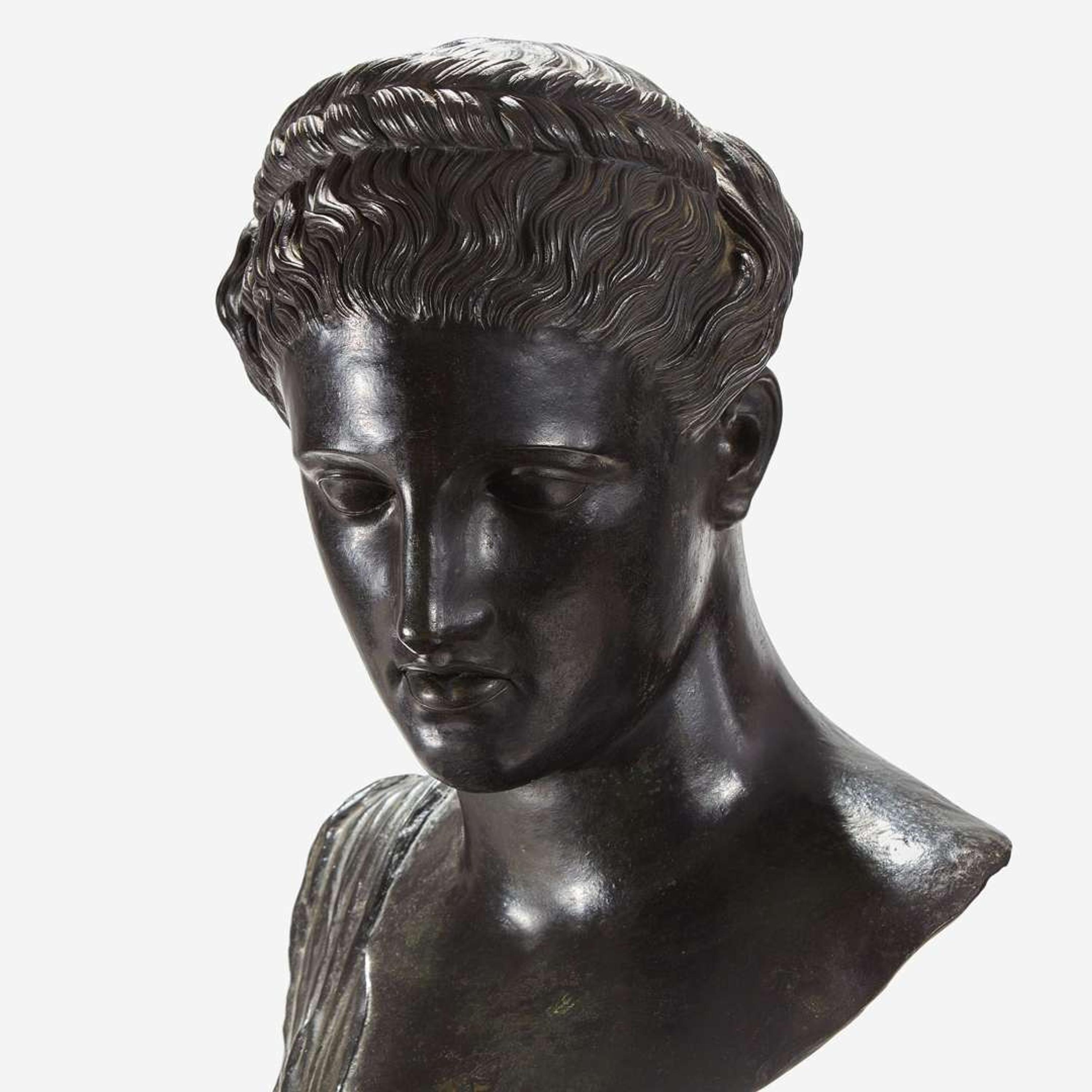 A Bronze Bust of a Classical Woman late 19th/early 20th century