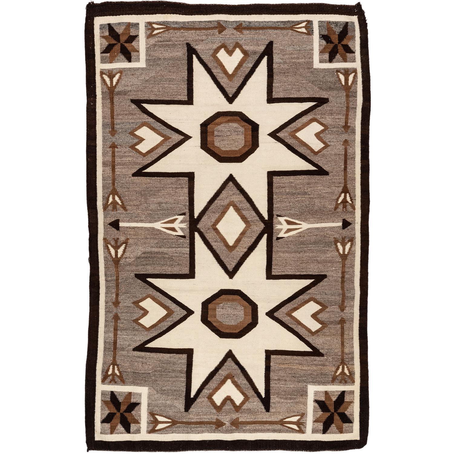 Navajo Crystal Pattern Weaving / Rug