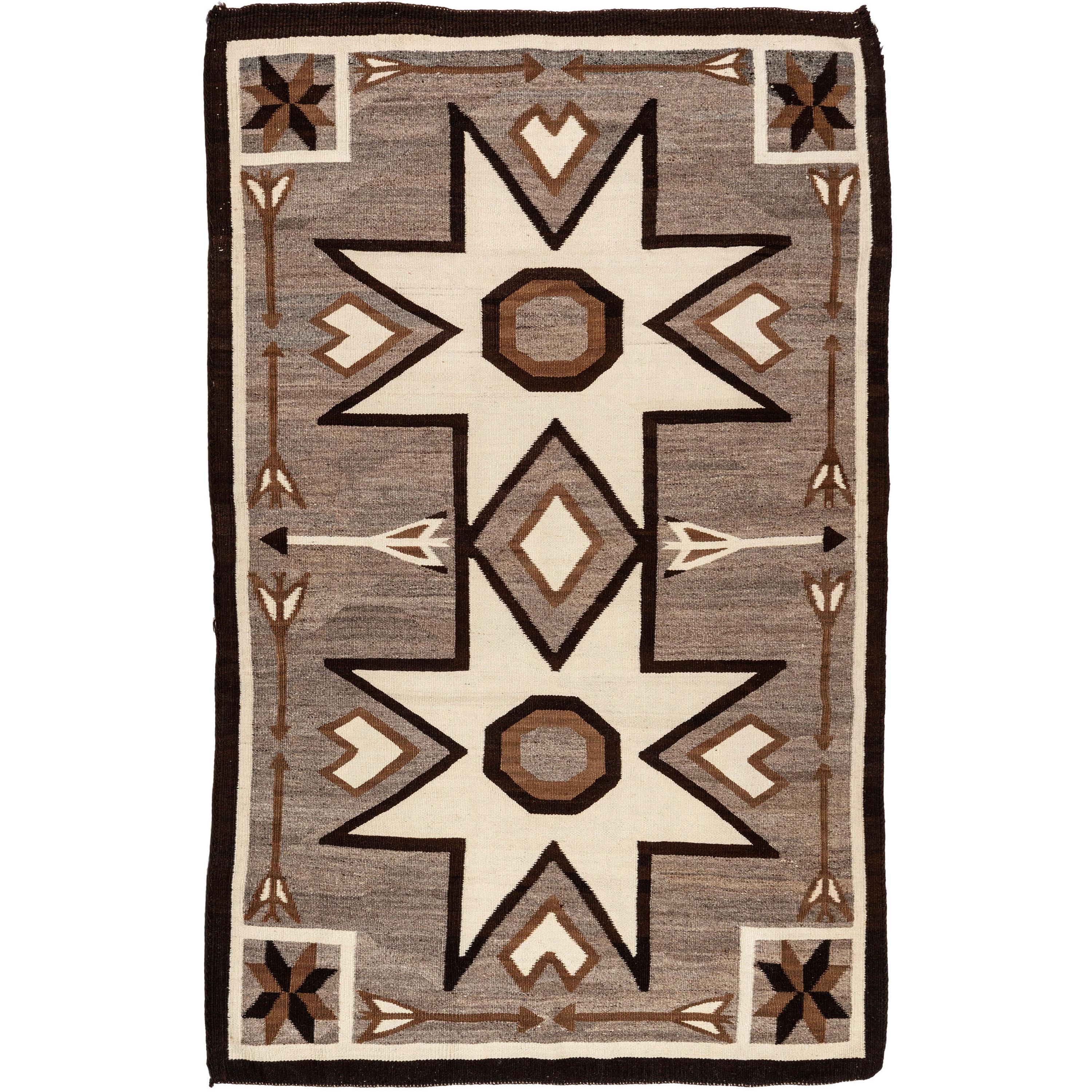 Navajo Crystal Pattern Weaving / Rug