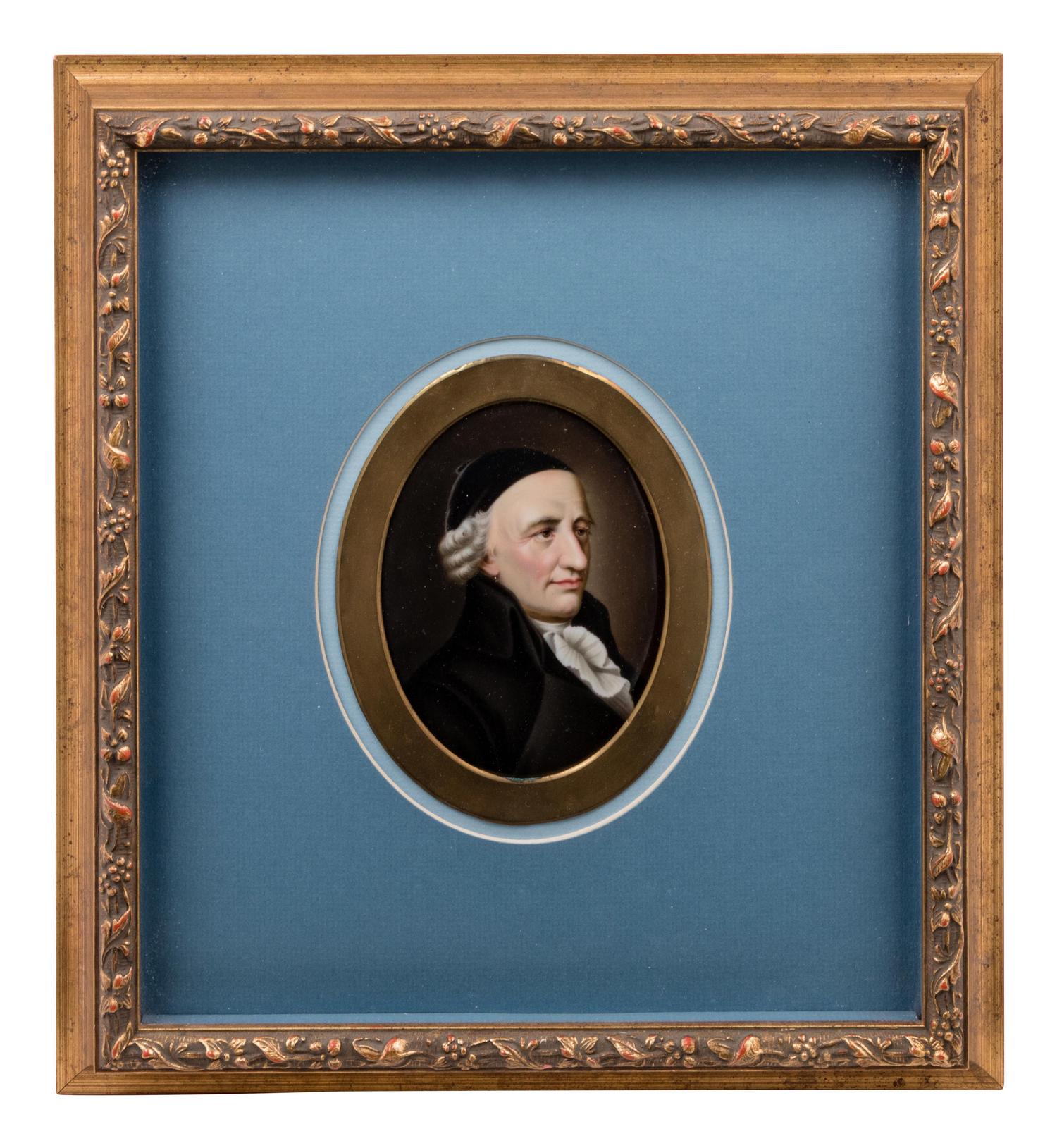 A Continental Porcelain Plaque