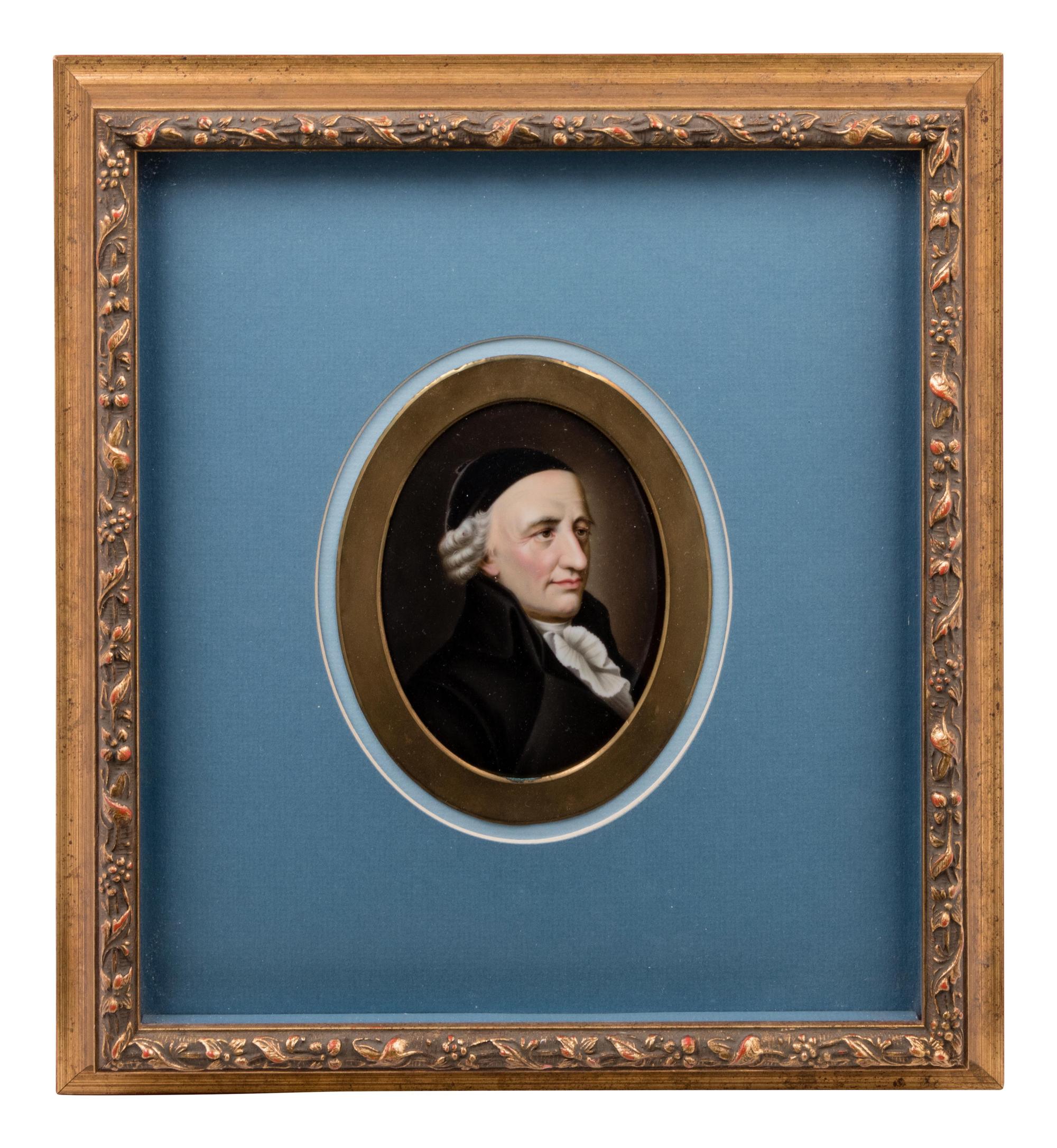 A Continental Porcelain Plaque