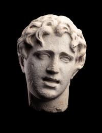 A Roman Marble Portrait Head of Alexander the Great