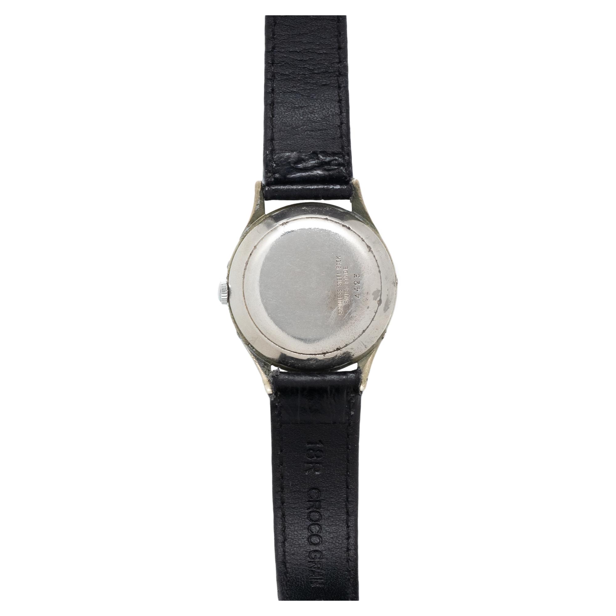 BUCHERER, VINTAGE, STAINLESS STEEL, TRIPLE DATE MOONPHASE WATCH