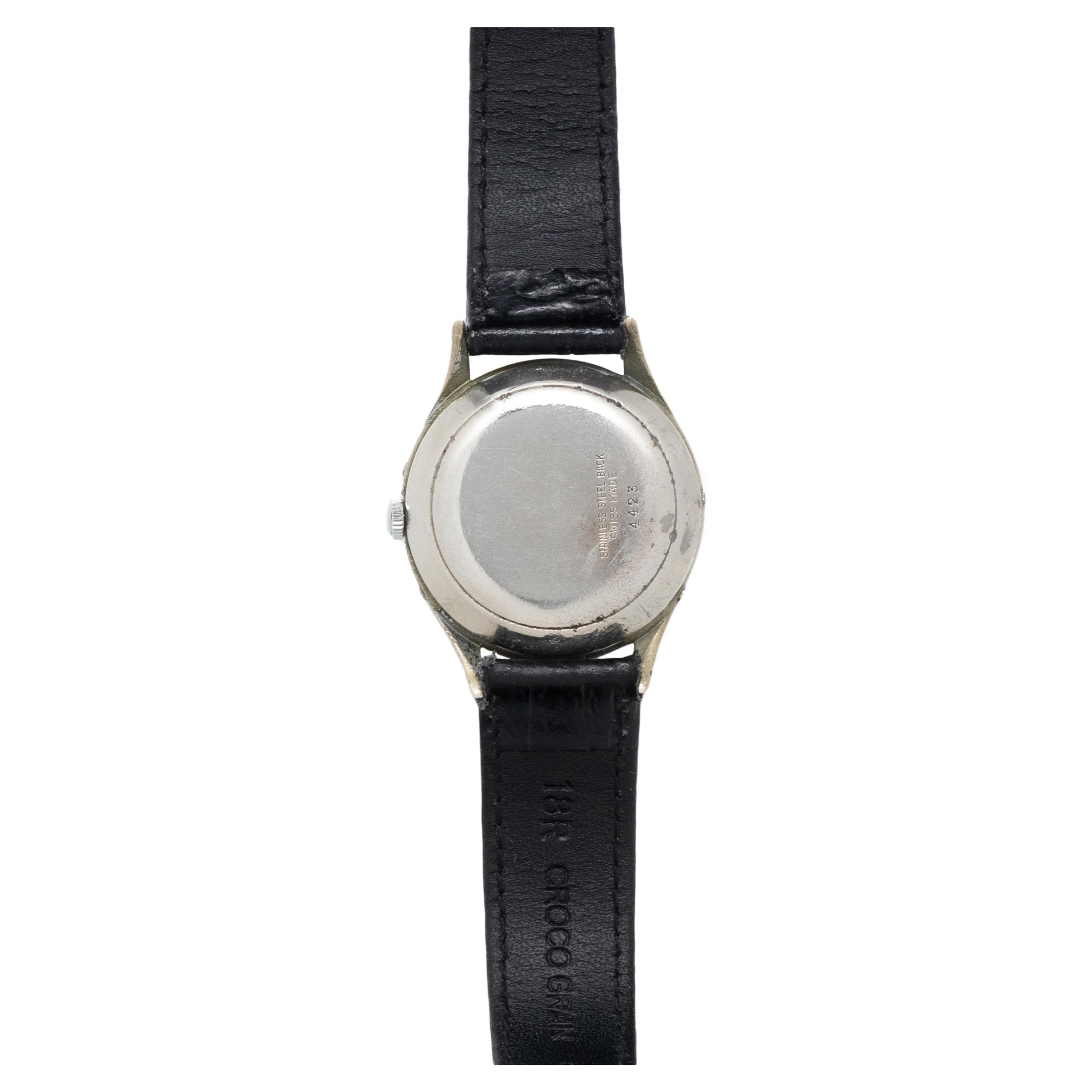 BUCHERER, VINTAGE, STAINLESS STEEL, TRIPLE DATE MOONPHASE WATCH