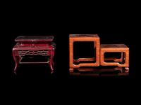 Two Chinese Hardwood Stands