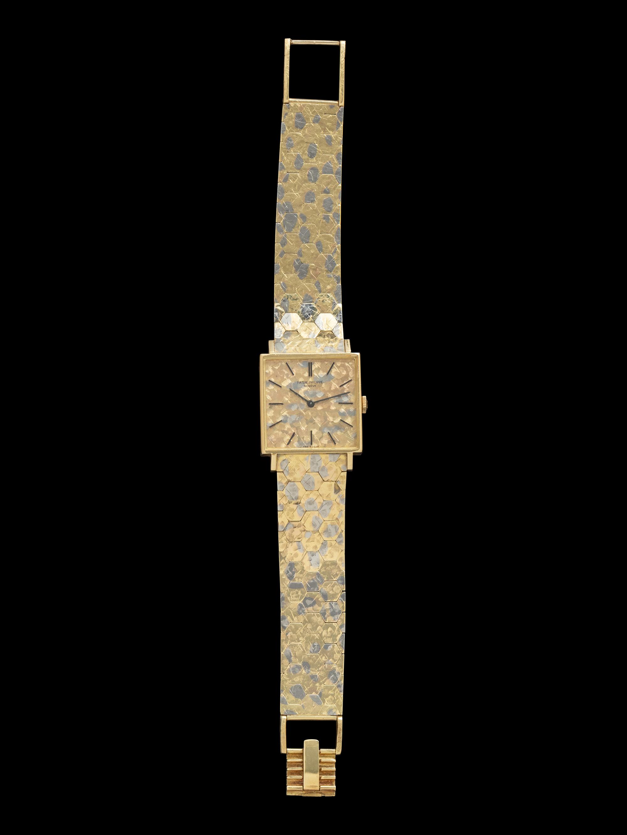 PATEK PHILIPPE, REF. 3430/1 18K TRICOLOR GOLD WATCH